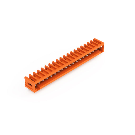 WAGO - Leiterplattensteckverbinder THT-Stiftleiste Lötstift 734-279 1,0x1,0,abgew.,or − 50 Stück