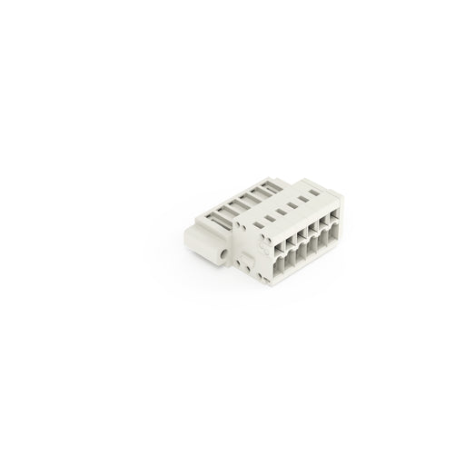 WAGO - Kabelsteckverbinder für Leiterplattensteckverbinder 1-Leiter-Stiftleiste 734-306/109-000 1,5mm²,lichtgrau − 50 Stück