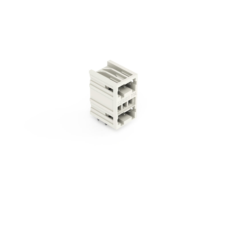 WAGO - Leiterplattensteckverbinder THT-DoppelstockStiftleiste 734-403 1,0x1,0,abgew.,lgr − 100 Stück