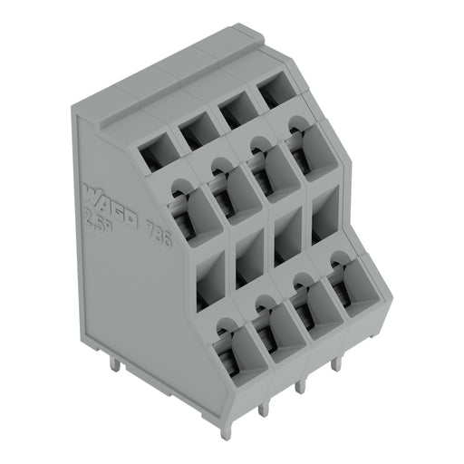 WAGO - Leiterplattenklemme DoppelstockLeiterplattenk. 736-116 2,5mm² − 21 Stück