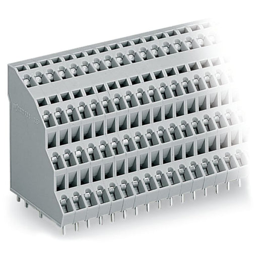 WAGO - Leiterplattenklemme Vierstock-Leiterplattenkl. 738-116 2,5mm² − 9 Stück