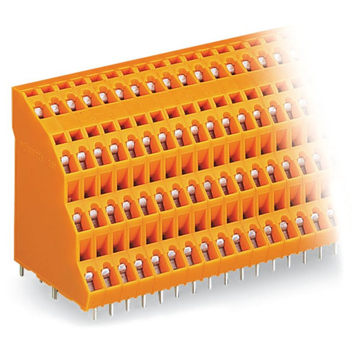 WAGO - Leiterplattenklemme Vierstock-Leiterplattenkl. 738-416 2,5mm² − 9 Stück