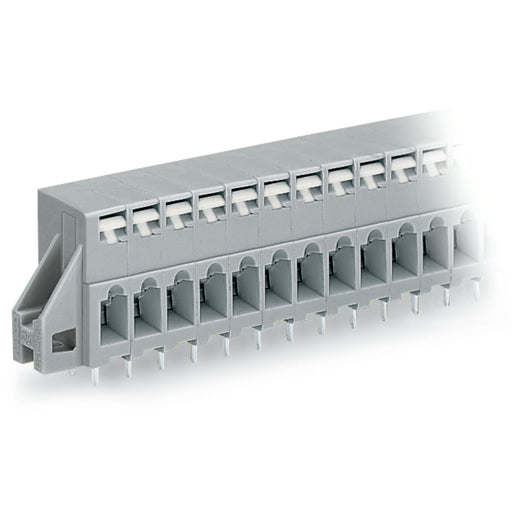 WAGO - Leiterplattenklemme 741-138 Drücker,2,5 mm²,grau − 20 Stück