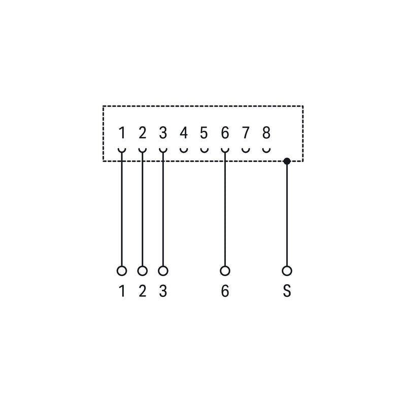 WAGO - Modularer Steckverbinder Übergabemodul RJ-45 289-174/790-108 Leiterplattenklemmen