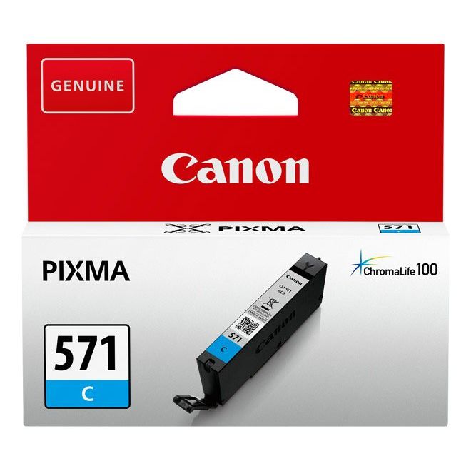 Canon - Verbrauchsmaterial für Telefax/Drucker/MFC Tintenpatrone CLI-571C 7mlcy cyan