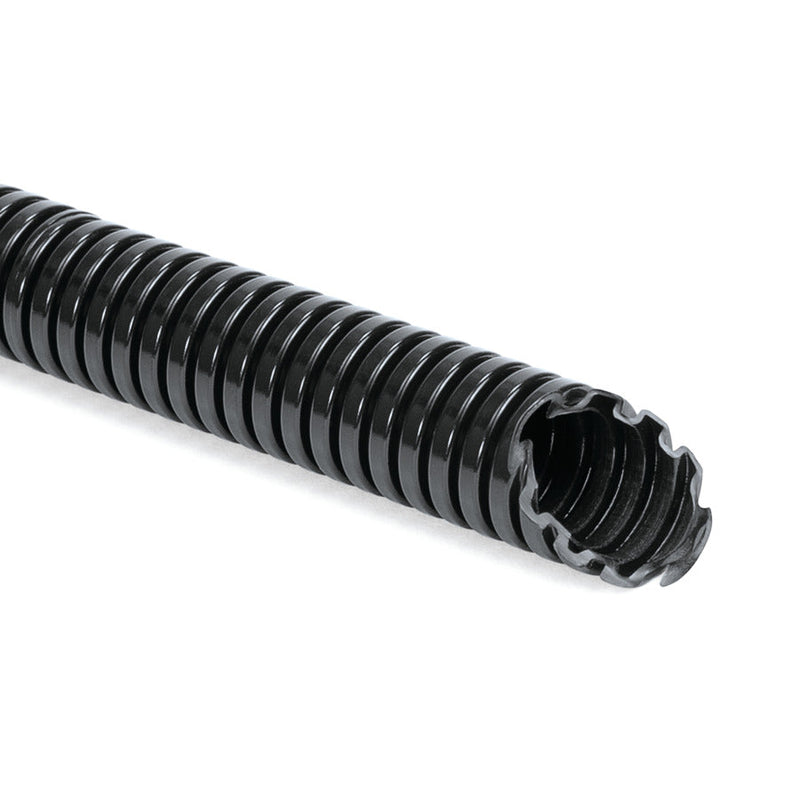 HellermannTyton - Kunststoff-Wellschlauch Kunststoffschlauch HG-HW42-PA6-BK (25) dickwandig schw 25 m − 25 Meter