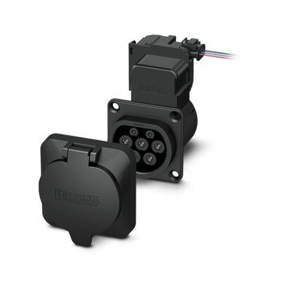 Phoenix Contact - Ladesteckvorrichtung E-Mobility Infrastruktur-Ladedose EV-T2M3SO12-3P-B-SET