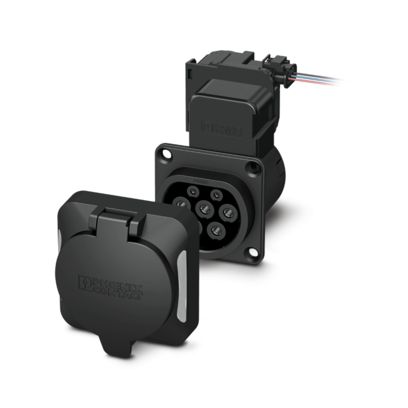 Phoenix Contact - Ladesteckvorrichtung E-Mobility Infrastruktur-Ladedose EV-T2M3SO12-3P-P-SET