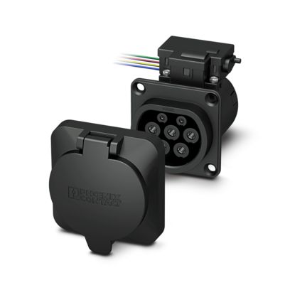 Phoenix Contact - Ladesteckvorrichtung E-Mobility Infrastruktur-Ladedose EV-T2M3SO12-4P-B-SET