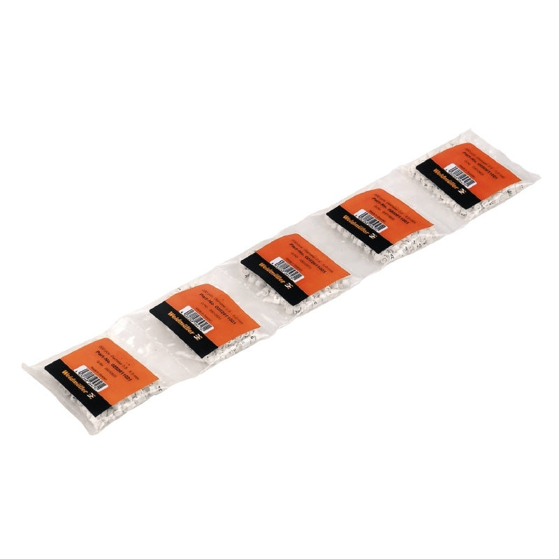 Weidmüller - Kabelmarkierungssystem Leitermarkierer CLI C2-4WS/SW 6 MP − 100 Stück