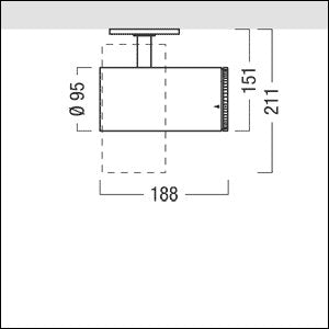 Zumtobel Group - Downlight/Strahler/Flutlicht LED-Strahler V2 M 1500- #62923744 940, sw