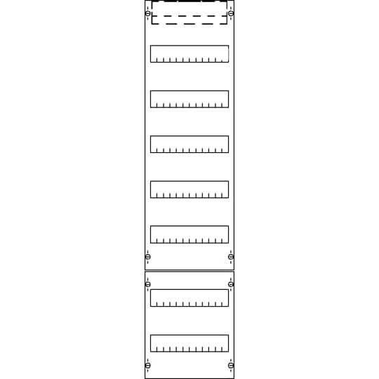 Striebel&John - Verteilerfeld für Installationsverteiler Verteilerfeld FV17 7RE − 1 Stück