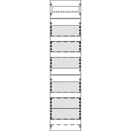 Striebel&John - Verteilerfeld für Installationsverteiler Verteilerfeld FV17A3R3 mit APZ3, zRfZ3 7RE