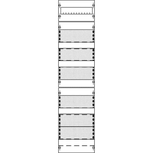 Striebel&John - Verteilerfeld für Installationsverteiler Verteilerfeld FV17A3R3 mit APZ3, zRfZ3 7RE