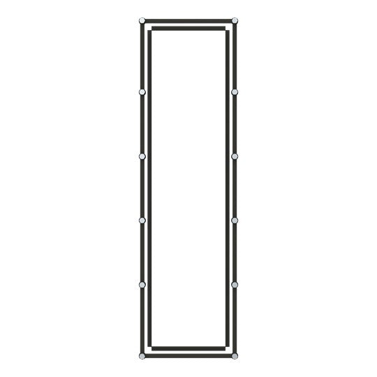 Striebel&John - Profil (Schaltschrank) Verbindungsset PS833612 1000x320
