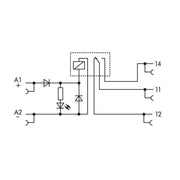 WAGO GmbH & Co. KG - Schaltrelais Relaismodul 857-303 DC 12 V,1W,grau
