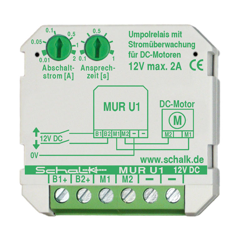 Schalk - Motormanagement-Gerät Motor-Umpolrelais MUR U1 (12V DC) 2A