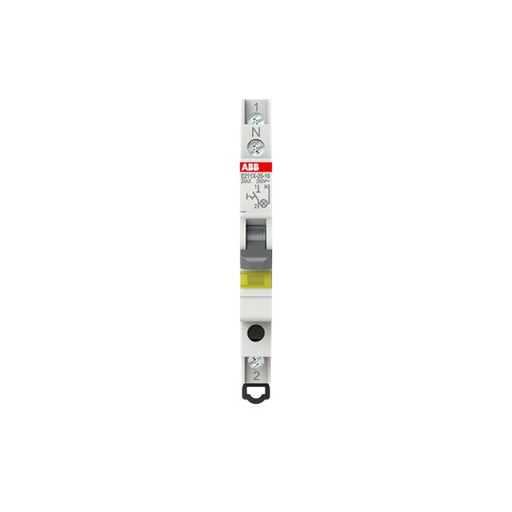 ABB Stotz S&J - Schalter für Reiheneinbau Ausschalter E211X-25-10 LED gelb