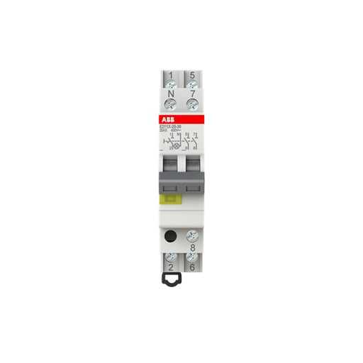 ABB Stotz S&J - Schalter für Reiheneinbau Ausschalter E211X-25-30 LED gelb