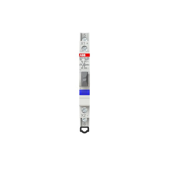 ABB Stotz S&J - Taster für Reiheneinbau Leuchttaster E217-16-10G48 blau