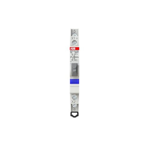 ABB Stotz S&J - Taster für Reiheneinbau Leuchttaster E217-16-10G48 blau