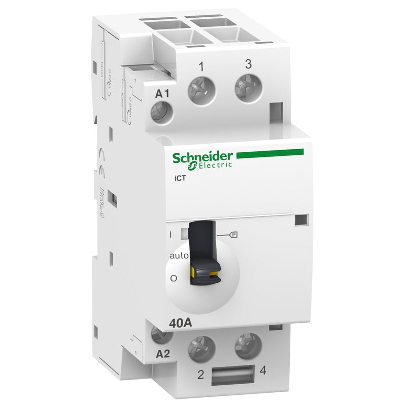 Schneider Electric - Installationsschütz für Reiheneinbau Vorwahlschütz A9C21142 2S 40A 24VAC