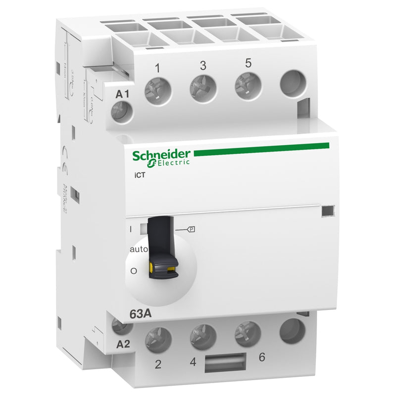 Schneider Electric - Installationsschütz für Reiheneinbau Vorwahlschütz A9C21843 3S 40A 220-240VAC