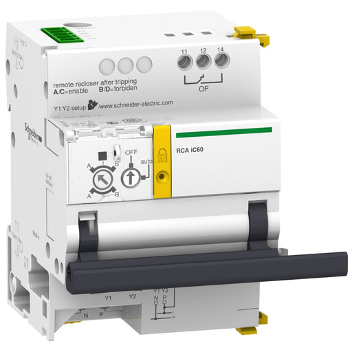Schneider Electric - Zusatzeinrichtung für Reiheneinbaugeräte Fernbetätigung A9C70122 IC60 2P RCA Ti24