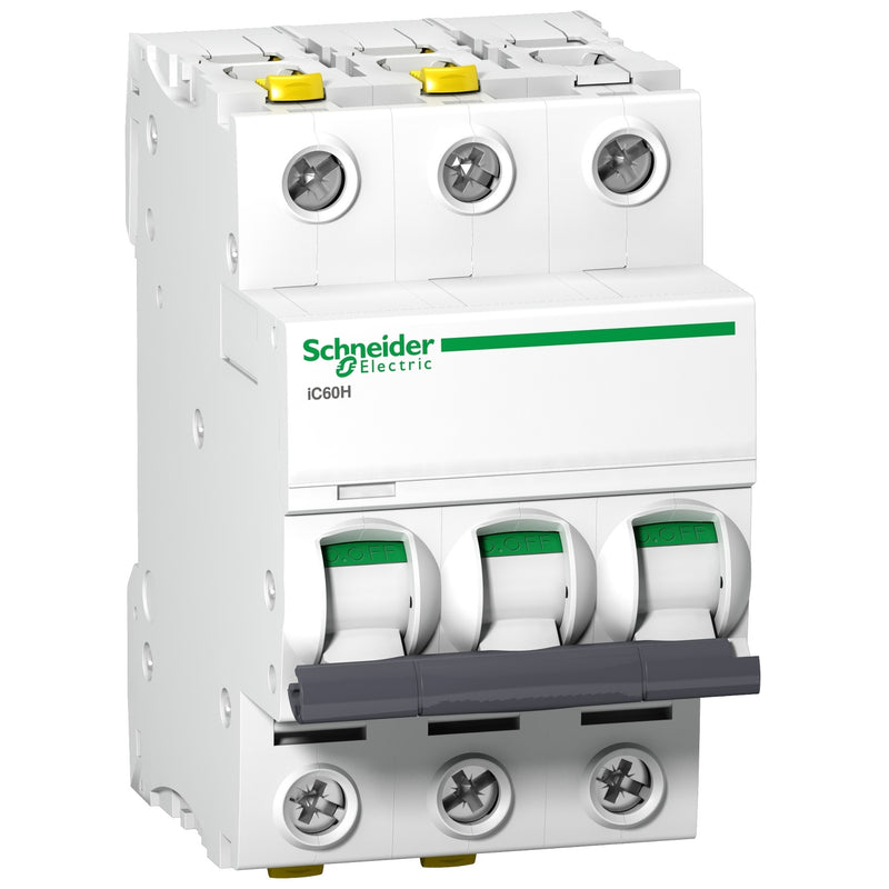 Schneider Electric - Leitungsschutzschalter LS-Schalter A9F06363 3P 63A B IC60H