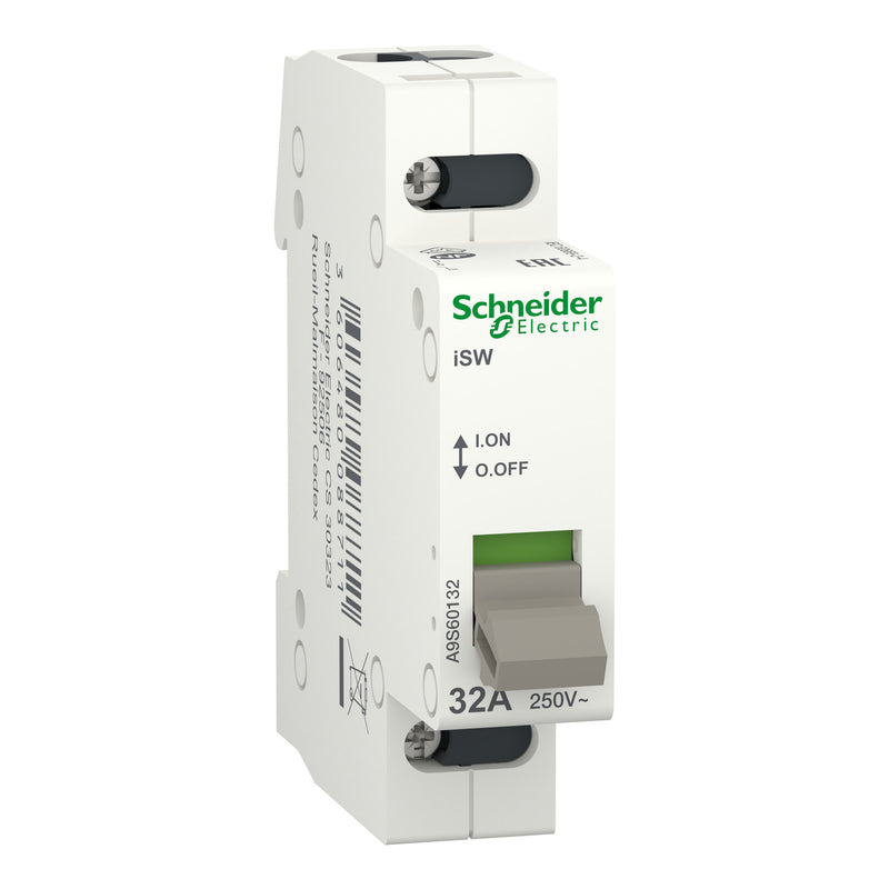 Schneider Electric - Schalter für Reiheneinbau Lasttrennschalter A9S60132 1P 32A