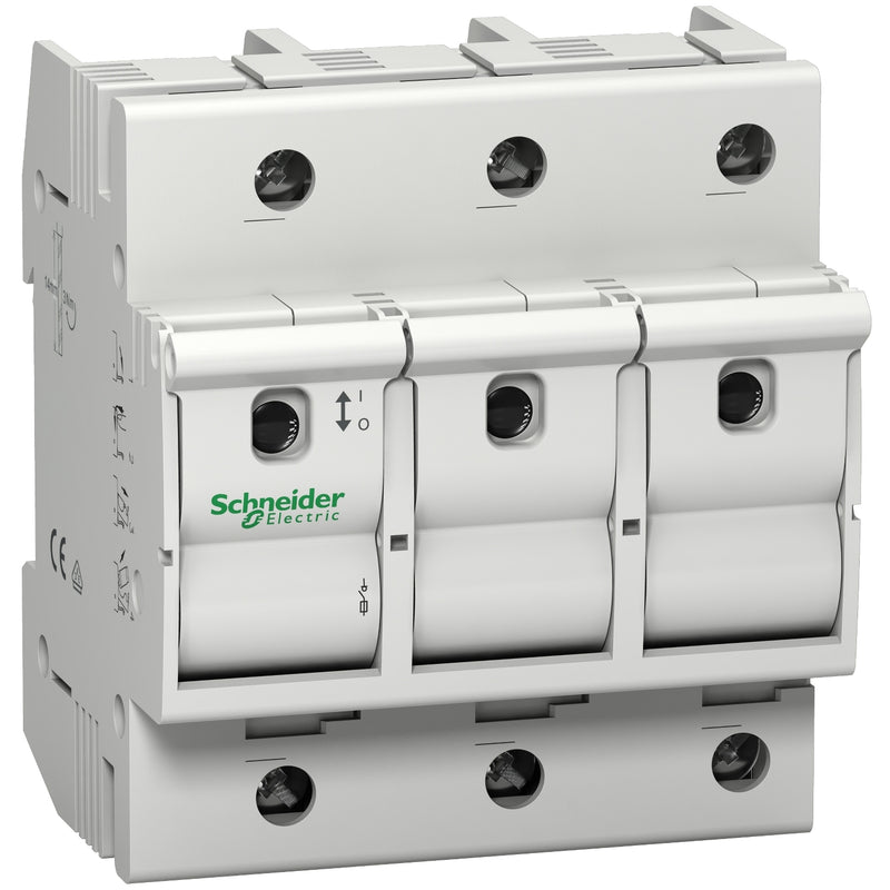 Schneider Electric - Halter für zylindrische Sicherung Lasttrennschalter MGN02363 D02, 3-polig, 63A − 1 Stück