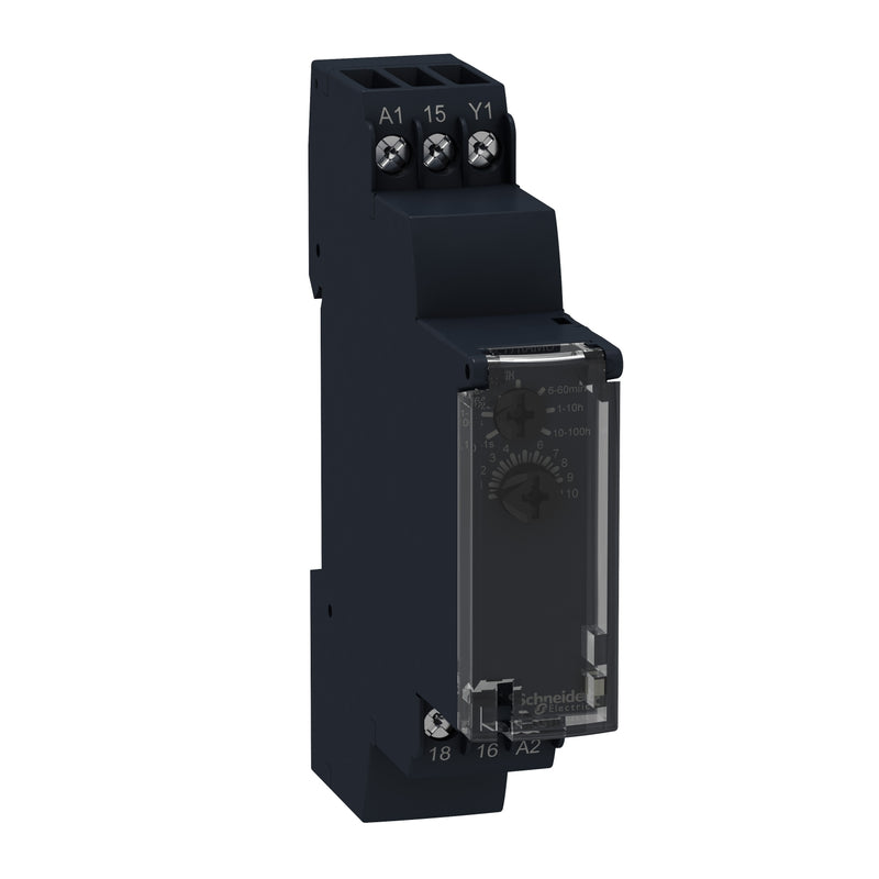 Schneider Electric - Zeitrelais RE17RBMU 1W 24VDC, 24-240VAC