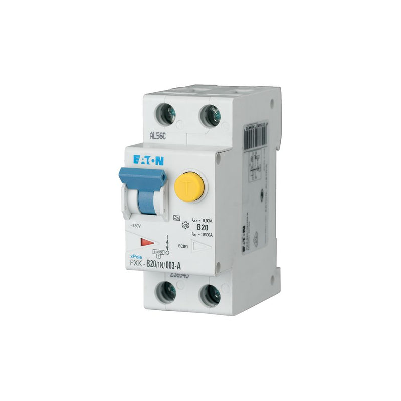Eaton - Kombination FI-Schalter/Leitungsschutzschalter FI/LS Kombination PXK-B20/1N/03-F 20 A, 300 mA, B