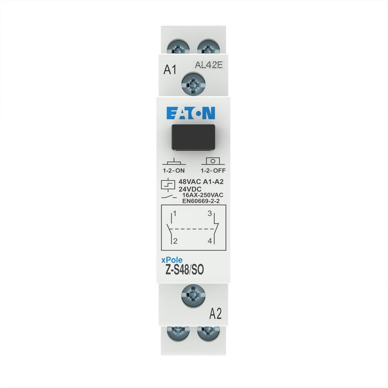 Eaton - Stromstoßschalter Stromstossschalter Z-S48/SO 48AC/24DC, 1S+1Ö,16A