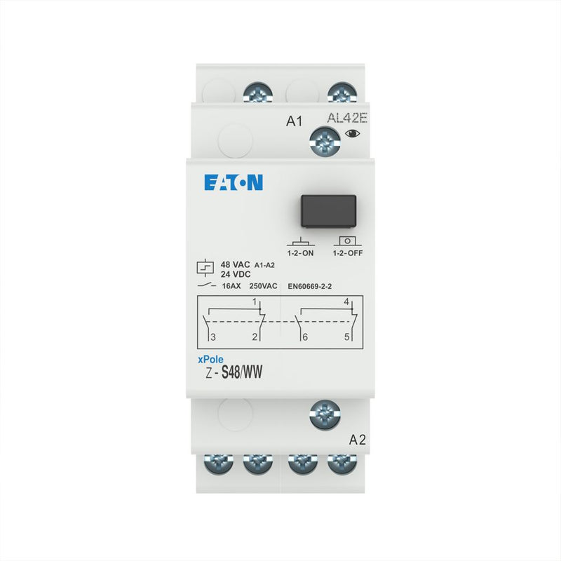 Eaton - Stromstoßschalter Stromstossschalter Z-S48/WW 48AC/24DC, 2W, 16A