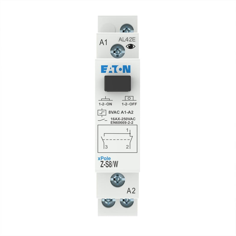 Eaton - Stromstoßschalter Stromstossschalter Z-S8/W 8AC,1W,16A,50Hz,1TE