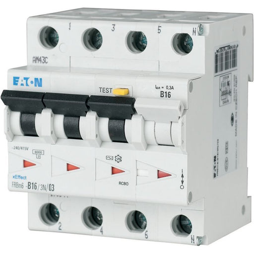 Eaton - Kombination FI-Schalter/Leitungsschutzschalter FI/LS Kombination FRBM6-D13/3N/003-A 13A 30mA