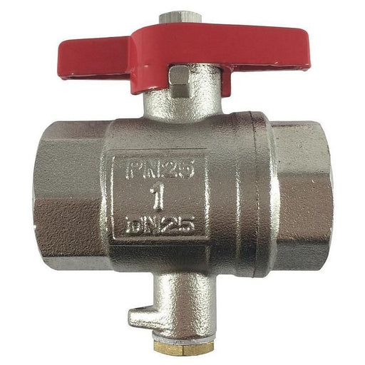 Lingg&Janke - Kugelhahn 1 Zoll KUG-MW m.Fühleranschluß M10
