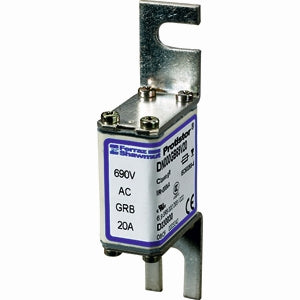 Mersen - HRC-Sicherung Sicherungseinsatz NH DN000UB69V125V Gr.000 aR 125A KM − 3 Stück