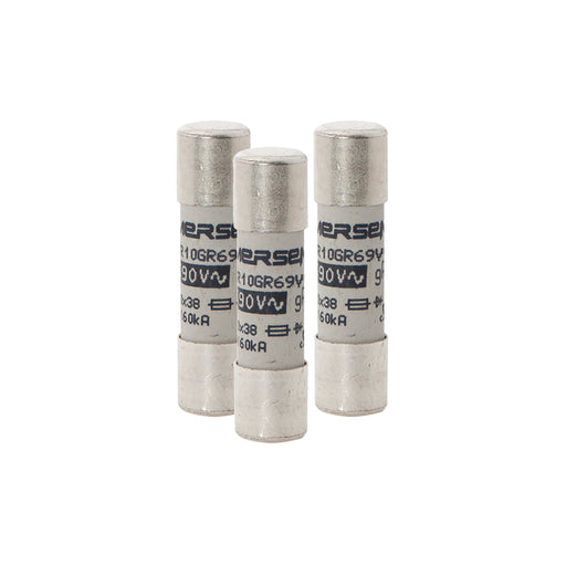 Mersen - Zylindrische Sicherung Sicherungseinsatz zylindr. FR10GR69V8 gR 10x38 8A − 10 Stück