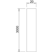 OBO Bettermann - Fangeinrichtung für Blitzschutz Isolationsstange 101 20-3000 − 5 Stück