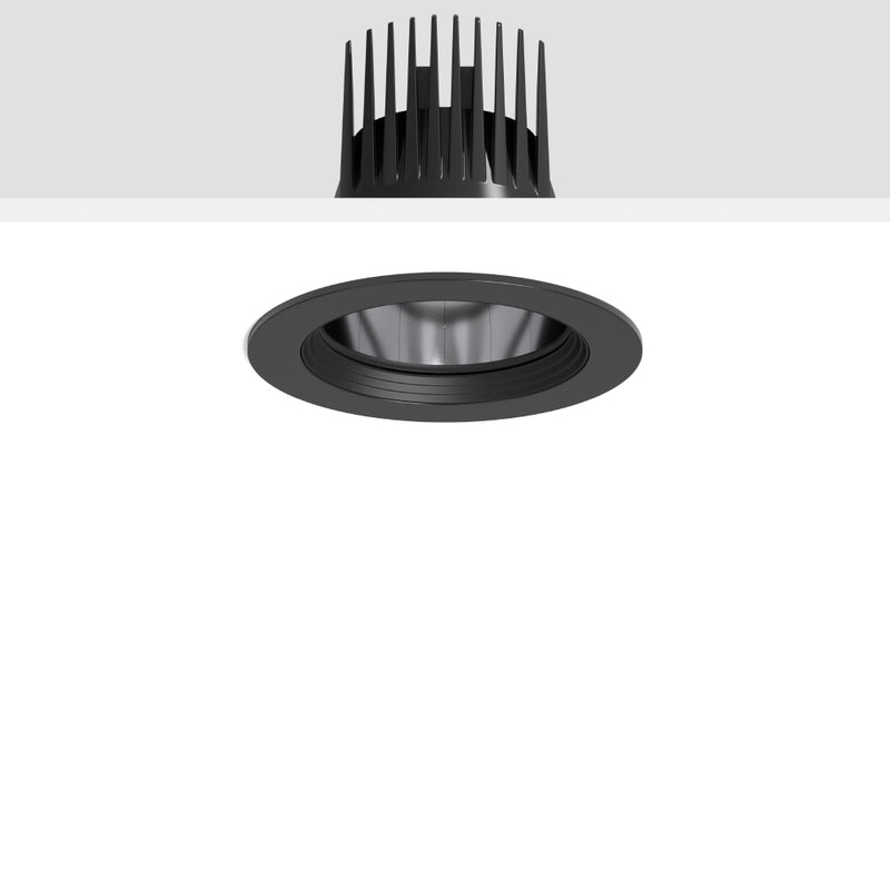 RZB - Downlight/Strahler/Flutlicht LED-Einbaudownlight 901765.003.3.76 935, DALI, schwarz