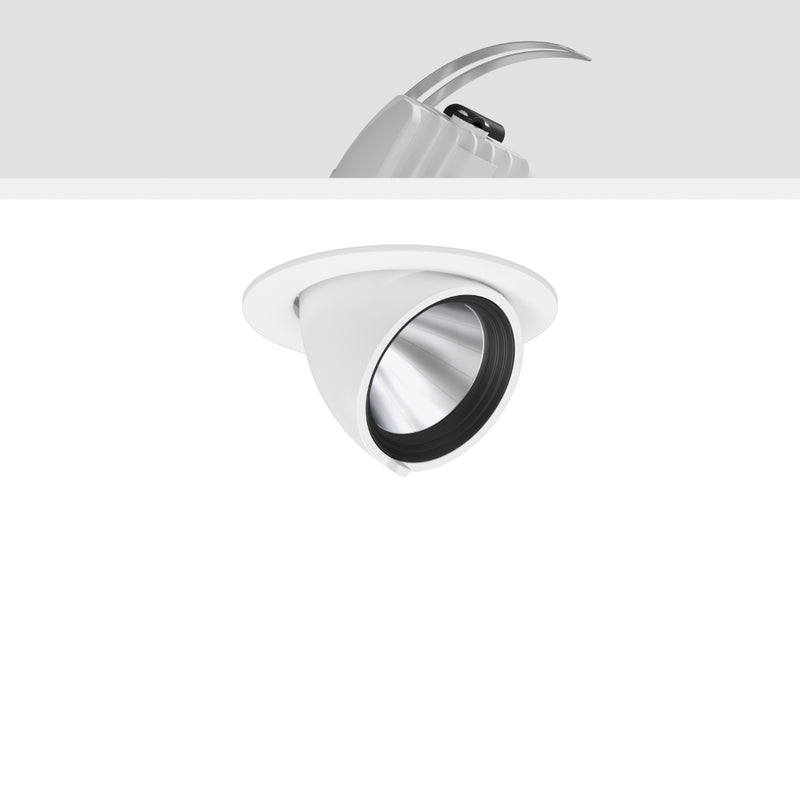 RZB - Downlight/Strahler/Flutlicht LED-Einbaustrahler 911574.002.2.76 927, DALI, weiß