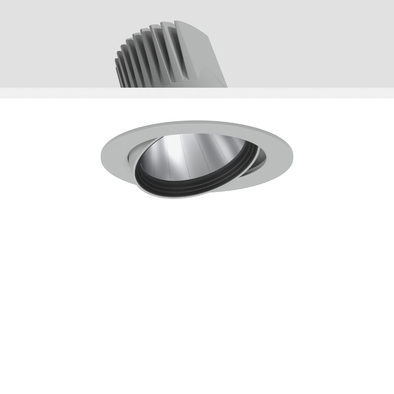 RZB - Downlight/Strahler/Flutlicht LED-Einbaustrahler 911644.004.76 930, DALI, silber