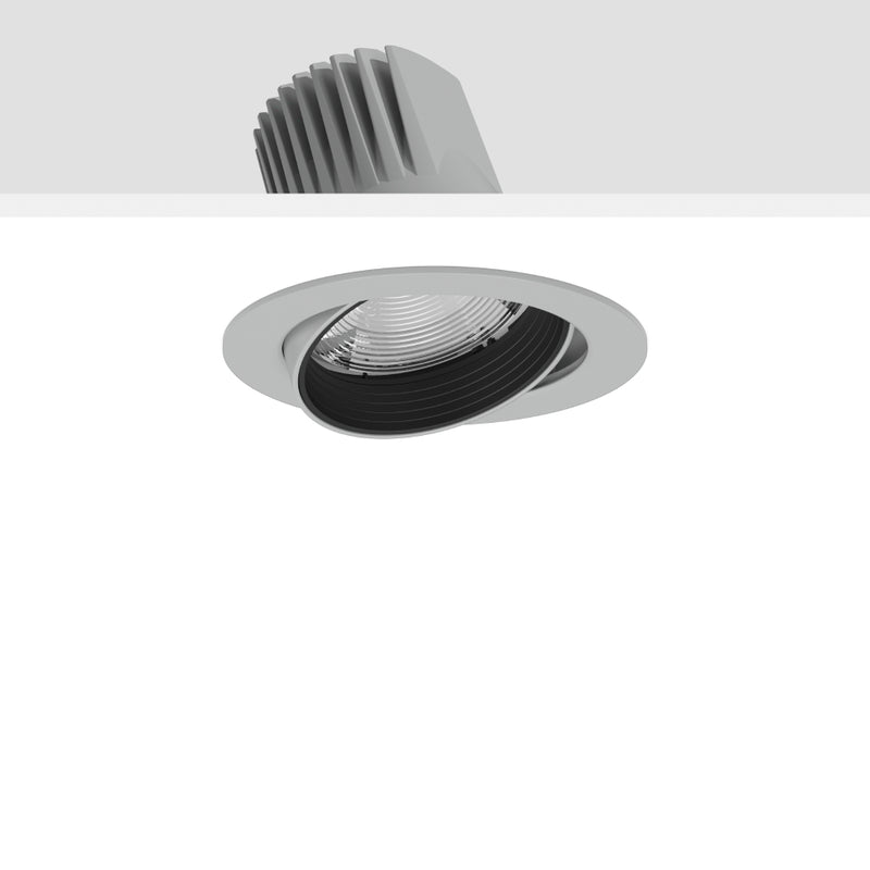 RZB - Downlight/Strahler/Flutlicht LED-Einbaustrahler 911648.004.3.76 935, DALI, silber