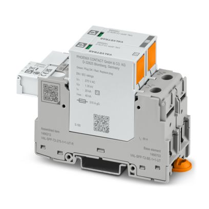Phoenix Contact - Überspannungsableiter für Energietechnik/Stromversorgung Überspannungsableiter VAL-SPP-T2-2#1466212 Typ 2