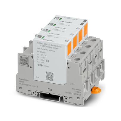 Phoenix Contact - Überspannungsableiter für Energietechnik/Stromversorgung Überspannungsableiter VAL-SPP-T2-2#1466215 Typ 2