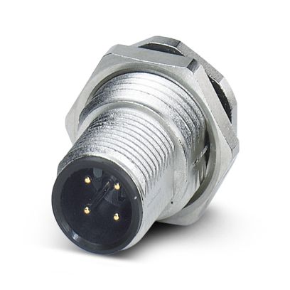 Phoenix Contact - Rundsteckverbinder, feldkonfektionierbar (Industriesteckverbinder) Gerätesteckverbinder SACC-DSI-M12#1238709 Hinterwand − 20 Stück