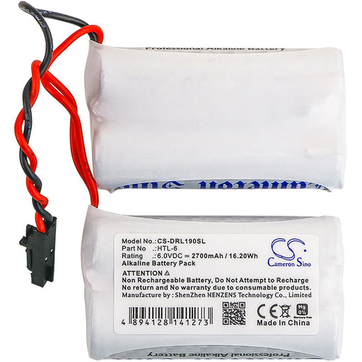 Hückmann - Batterie Batteriepack Türsteuerung CS-DRL190SL 6V 2700mAh Alk Saflk