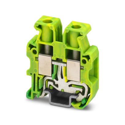 Phoenix Contact - Schutzleiter-Reihenklemme Mini-Schutzleiterklemme MUT 6-PE − 50 Stück